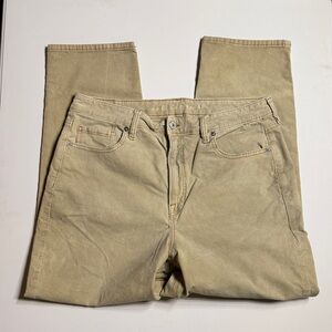Sz 16 American Eagle Tan Corduroy Pants